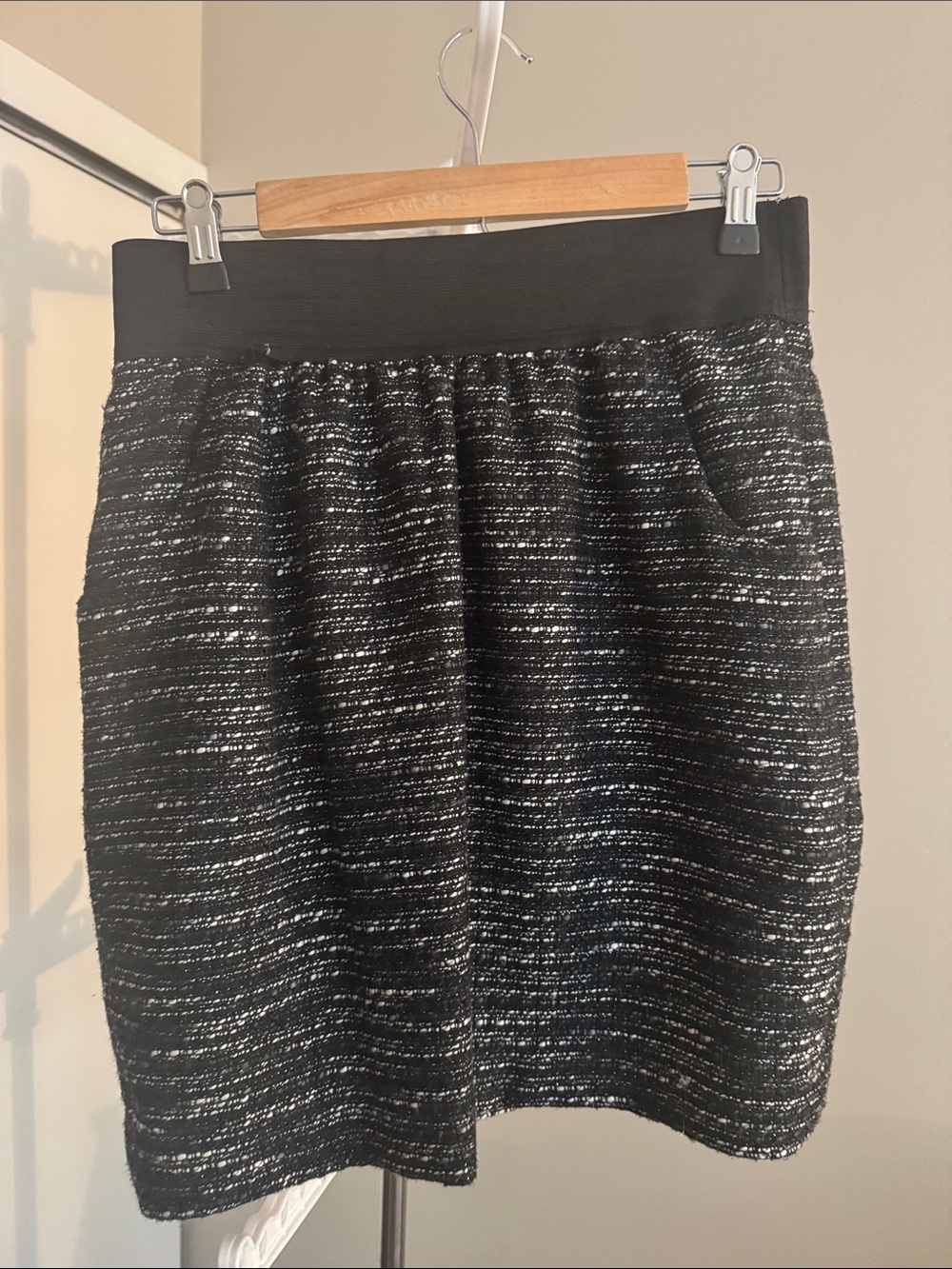 Outback Red Black & Silver Sparkle Midi Skirt